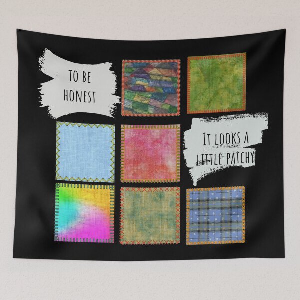 Item preview, To Be Honest, it looks a little patchy. Patchwork Squares designed and sold by TheKingdomAttic.