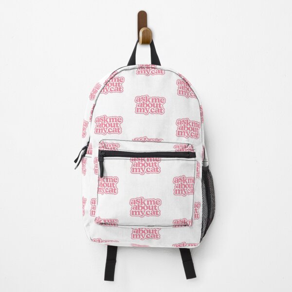 Item preview, Ask Me About My Cat in Pink designed and sold by MessyBestie.