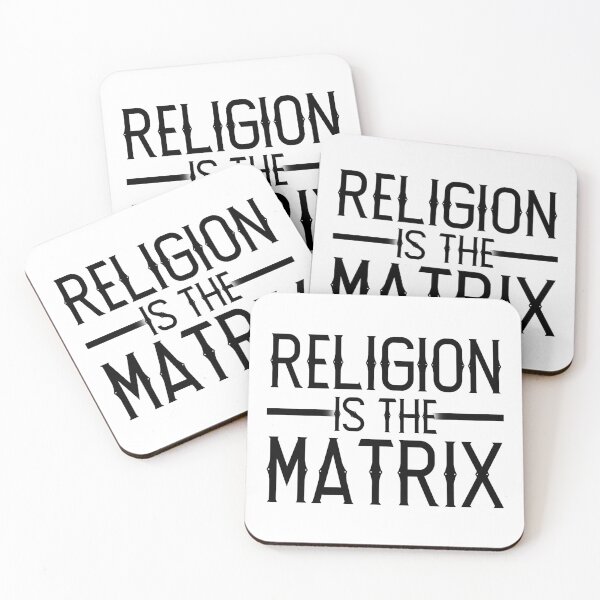 Item preview, Religion is The Matrix designed and sold by Sticker Up.