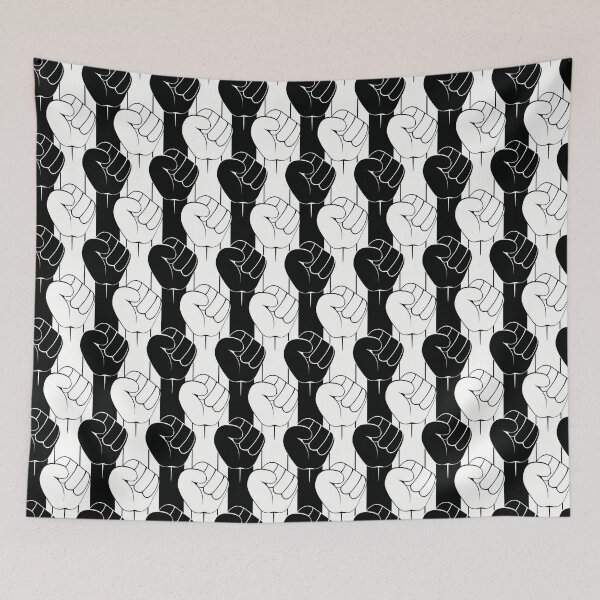 Item preview, Black History Month Fists Black And White designed and sold by Chill360.