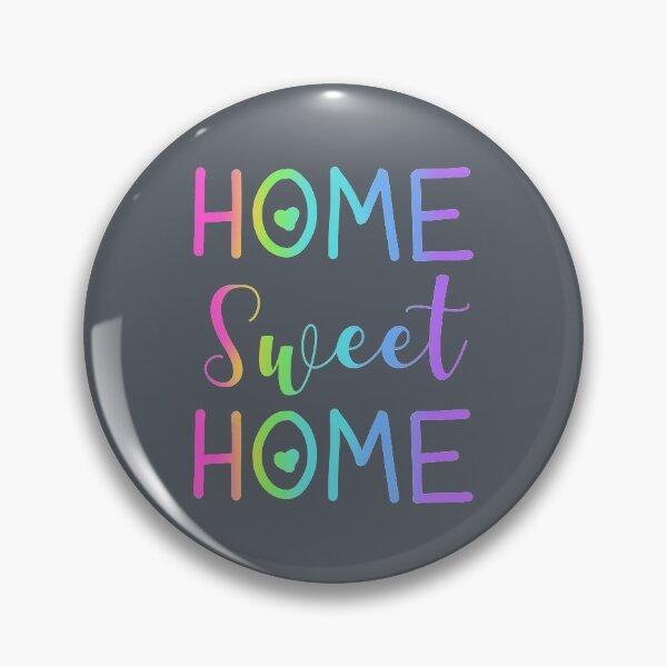Item preview, Home Sweet Home - Rainbow Gradient on Grey designed and sold by Whoopsidoodle.