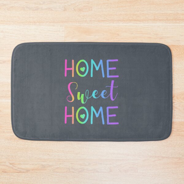 Item preview, Home Sweet Home - Rainbow Gradient on Grey designed and sold by Whoopsidoodle.