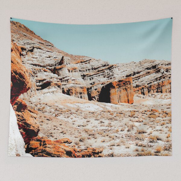 Item preview, desert with blue sky at Red Rock Canyon state park, California, USA designed and sold by Mrvell.