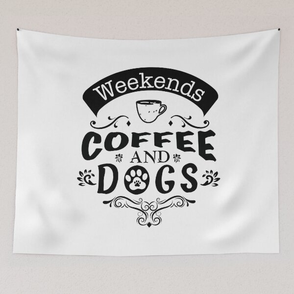 Item preview, Weekends Coffee and  Dog   Funny Dog Lover designed and sold by hichametta.