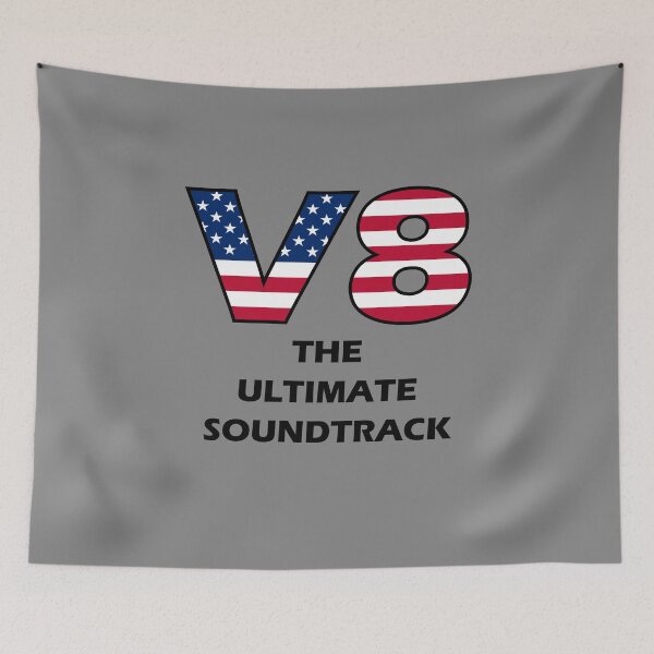 Item preview,  AMERICAN V8 THE ULTIMATE SOUNDTRACK designed and sold by stretchtees.