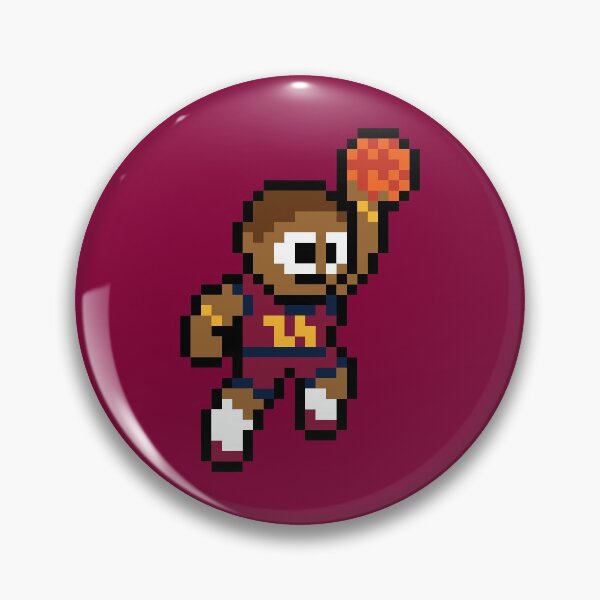 Item preview, Cleveland Cavaliers (8-bit Basketball Player) designed and sold by The Armorsmith.