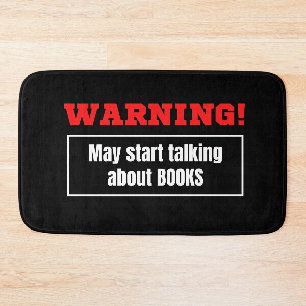 Item preview, Warning May Start Talking About Books designed and sold by TeePartyHost.