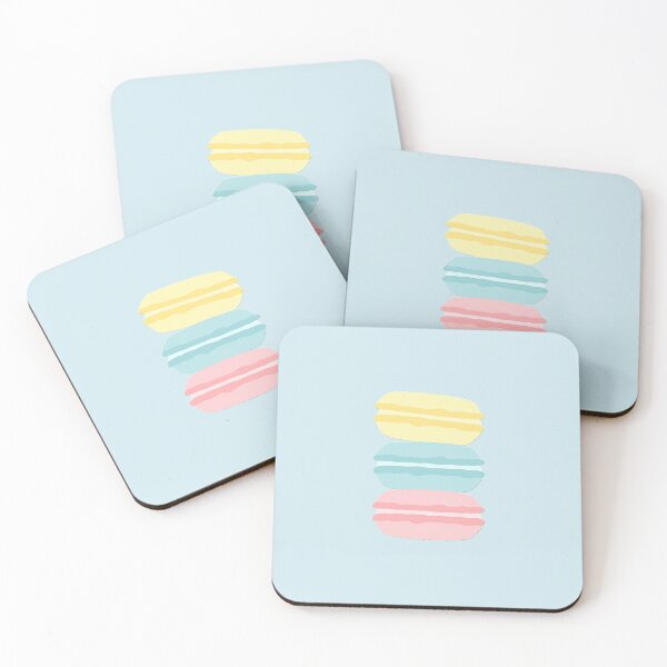 Item preview, Rainbow and Pastel Macarons  designed and sold by mimosadesigns.