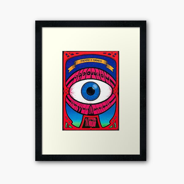 Vista previa del artículo con la obra «Casa ácida», diseñado y vendido por RaveRevival.