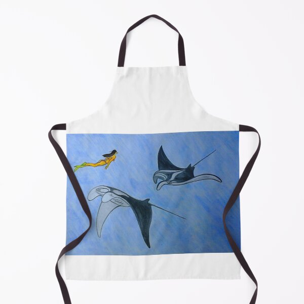 Item preview, Freediving with Manta Ray designed and sold by Charles Roring.