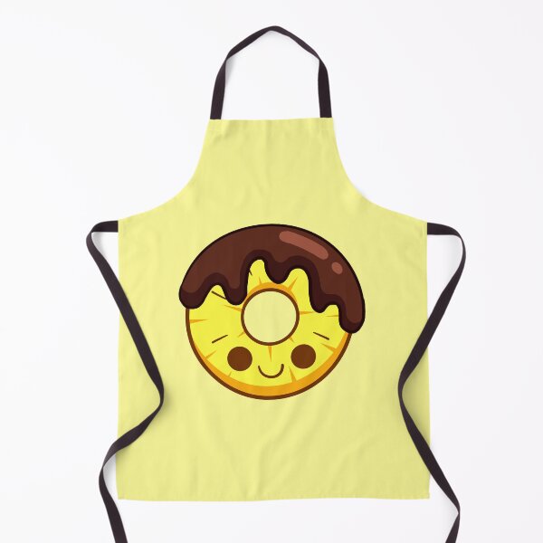 Item preview, kawaii chocolate-dipped sliced pineapple designed and sold by kittybox.