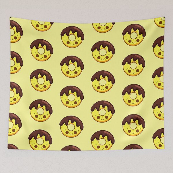 Item preview, kawaii chocolate-dipped sliced pineapple designed and sold by kittybox.