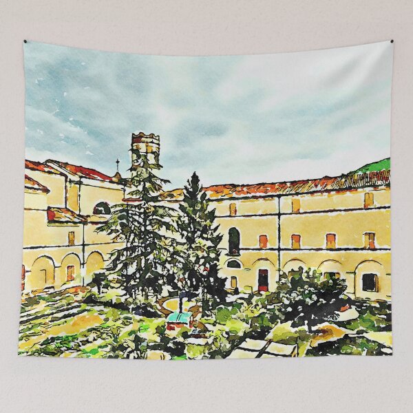 Item preview, Istituto Emiliani: cloister garden designed and sold by Giuseppe Cocco.