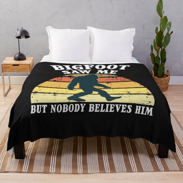 Item preview, Bigfoot Saw Me But Nobody Believes Him Funny Camping Gifts Men Women Kids Boys designed and sold by Jake Knifer.