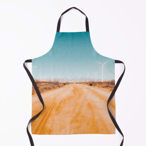 Item preview, Wind turbine and sandy road desert with blue sky in California USA designed and sold by Mrvell.