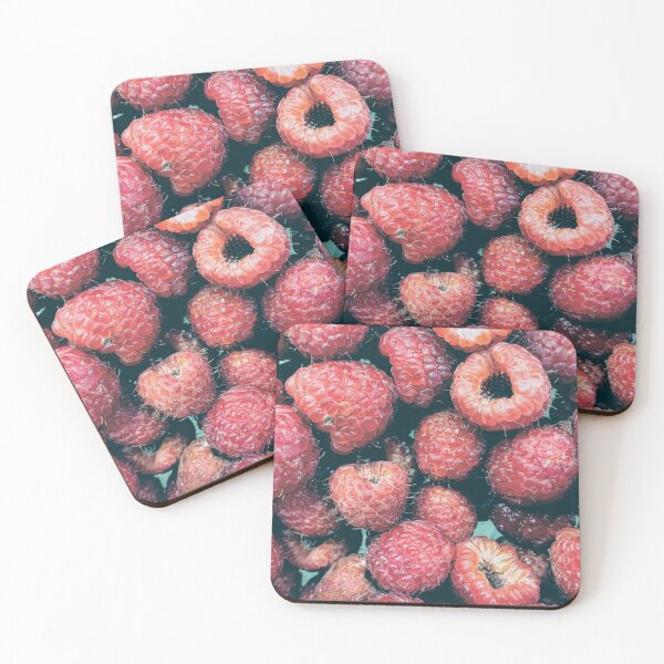 Artikelvorschau, Himbeeren aus nächster Nähe entworfen und verkauft von MidnightInk Designs.