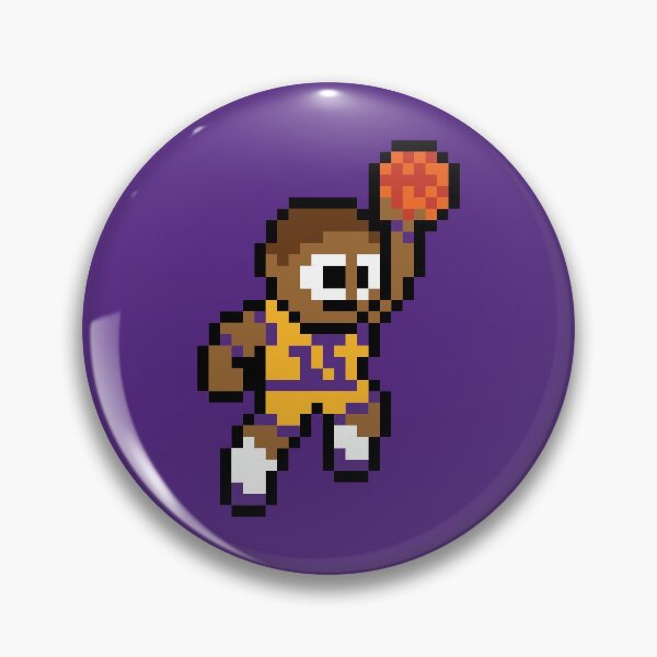 Item preview, Los Angeles Lakers (8-bit Basketball Player) designed and sold by The Armorsmith.