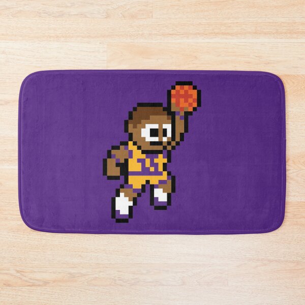 Aperçu de l'œuvre Los Angeles Lakers (8-bit Basketball Player) créée et vendue par The Armorsmith.