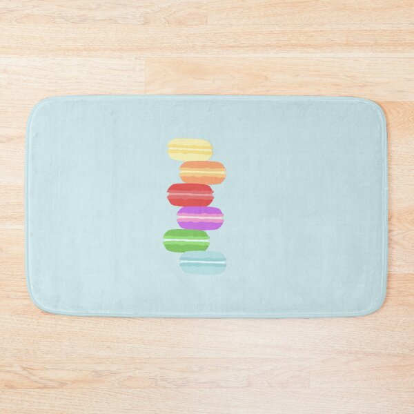 Item preview, Rainbow Macarons Colorful Food  designed and sold by mimosadesigns.