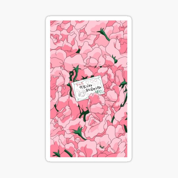Les fleurs de Chihiro Sticker