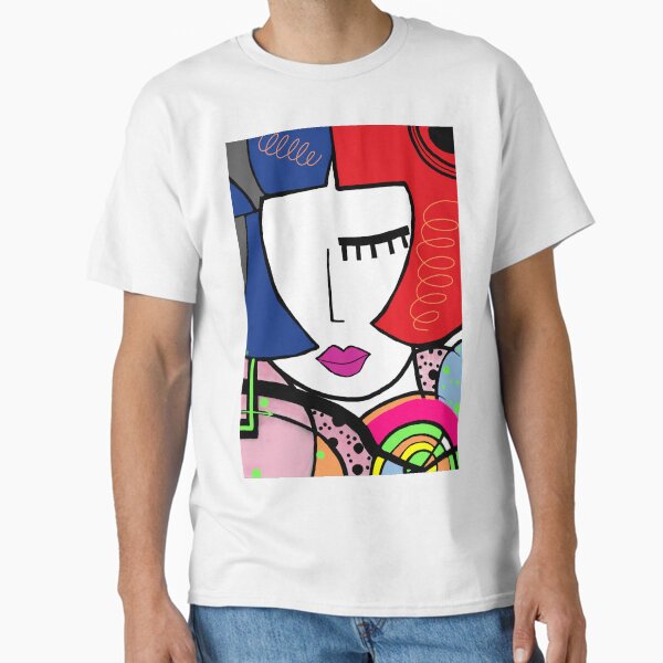 Item preview, Funky Abstraction Style Art Face designed and sold by Layla Art.