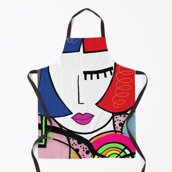 Item preview, Funky Abstraction Style Art Face designed and sold by Layla Art.