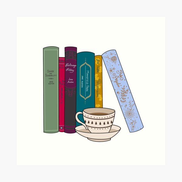 All Booked Up Art Print