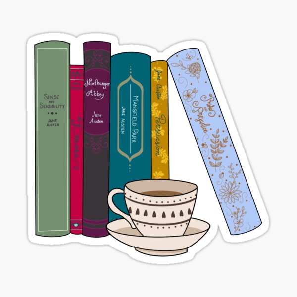 All Booked Up Sticker