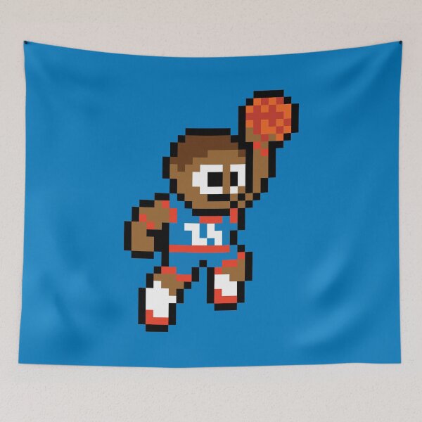 Item preview, Oklahoma City Thunder (8-bit Basketball Player) designed and sold by The Armorsmith.