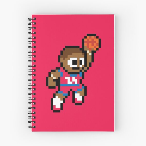 Aperçu de l'œuvre Philadelphia 76ers (8-bit Basketball Player) créée et vendue par The Armorsmith.