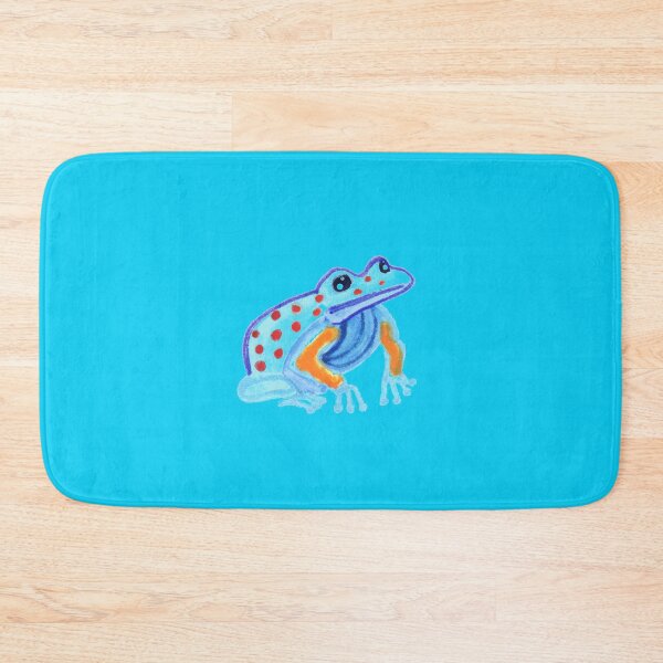 Item preview, Blue polka dotted frog designed and sold by pgorostiza.