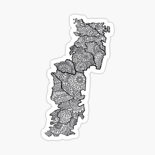 Item preview, 10 Beaujolais Crus Black and White designed and sold by wine-doodles.