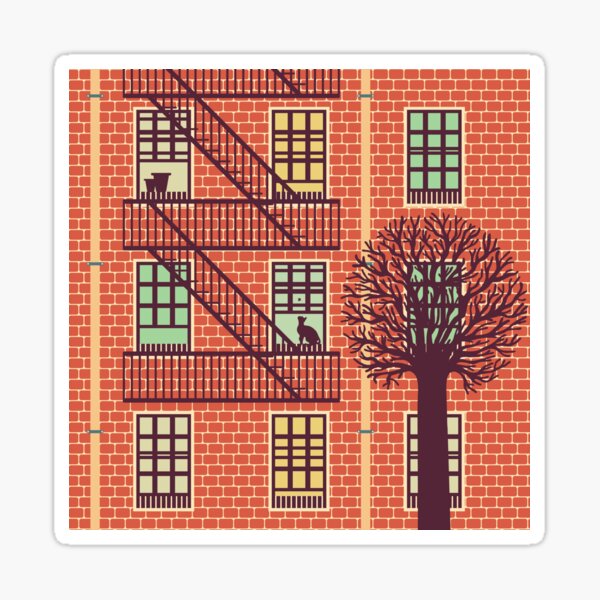 The fly (day) Sticker