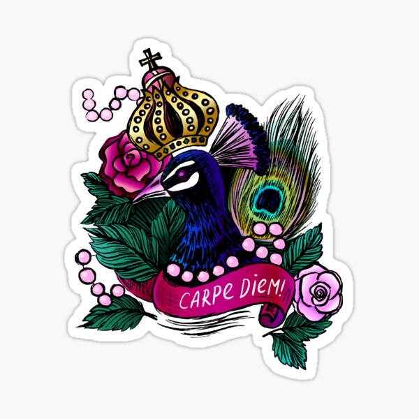 King Peacock Sticker