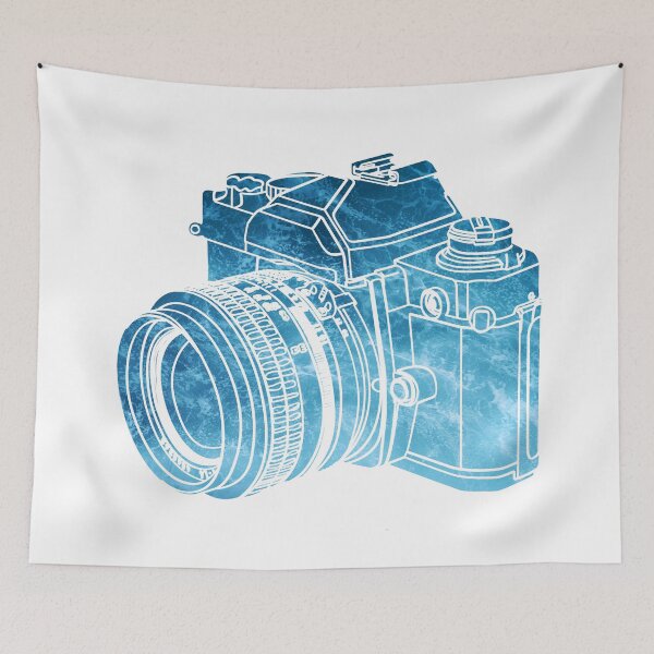 Item preview, 35mm Film Camera Aqua Waves designed and sold by goodbai.