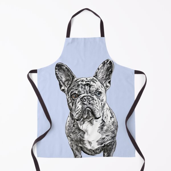 Aperçu de l'œuvre Merle Frenchie avec un œil bleu créée et vendue par MaritzaGoodIdea.