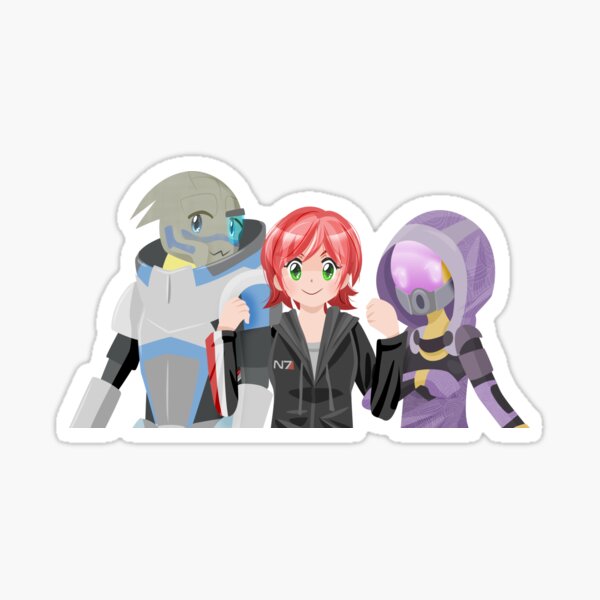 Vista previa del artículo con la obra «Mass Effect - Ride or Die Squad», diseñado y vendido por chocominto.