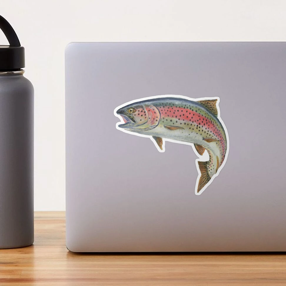 Rainbow Trout Sticker for Sale by FastArcher
