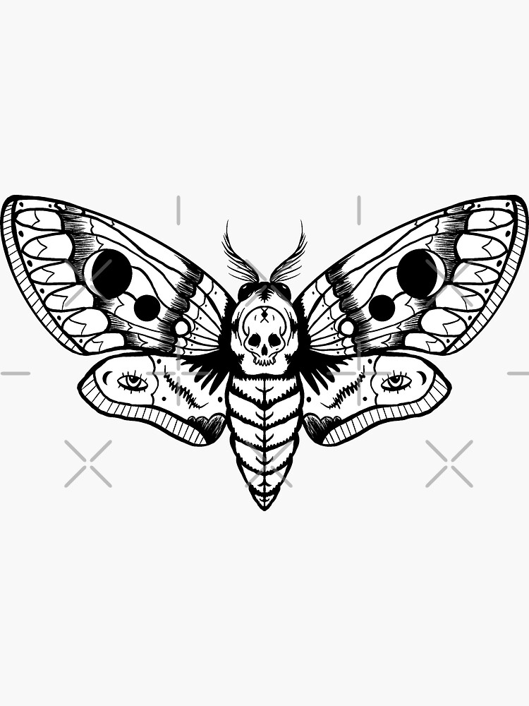 Death Moth sticker