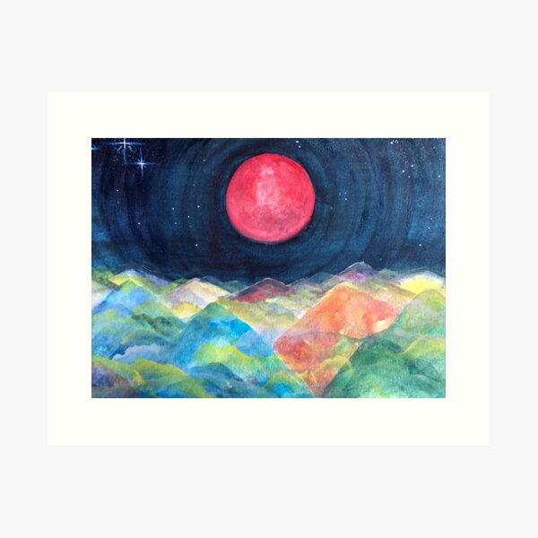 Item preview, Red Moon Rising designed and sold by Margaret Trost.