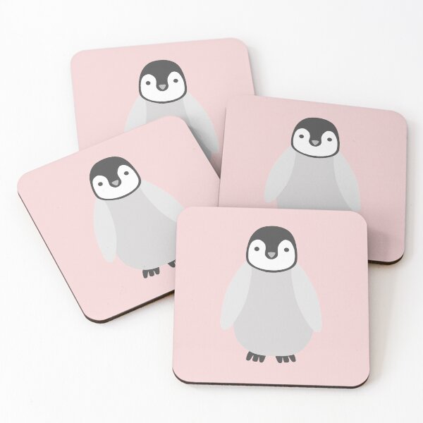 Item preview, Penguin Chick (pink background) designed and sold by elrathia.