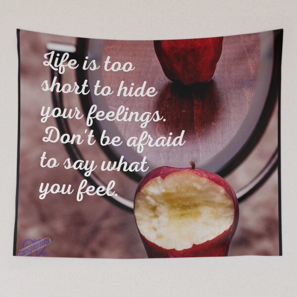 Item preview, Life is too short to hide your feelings designed and sold by Caregiverology.