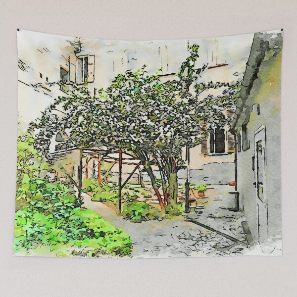 Item preview, Istituto Emiliani: flowering tree designed and sold by Giuseppe Cocco.