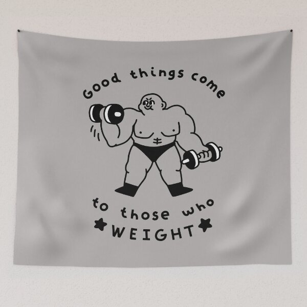 Item preview, Good Things Come to Those Who Weight designed and sold by obinsun.