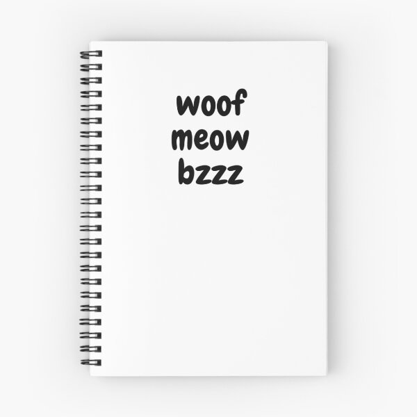 Item preview, woof meow bzzz designed and sold by Omniodise.