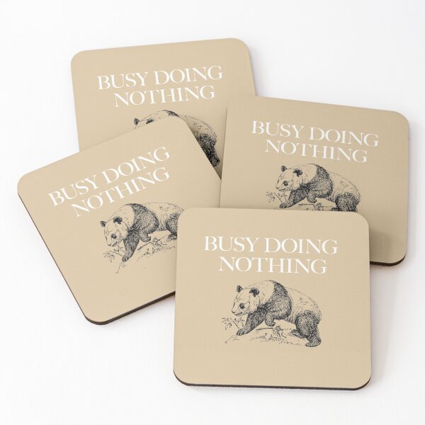 Item preview, Busy Doing Nothing Panda designed and sold by Marvel Rivals Art.