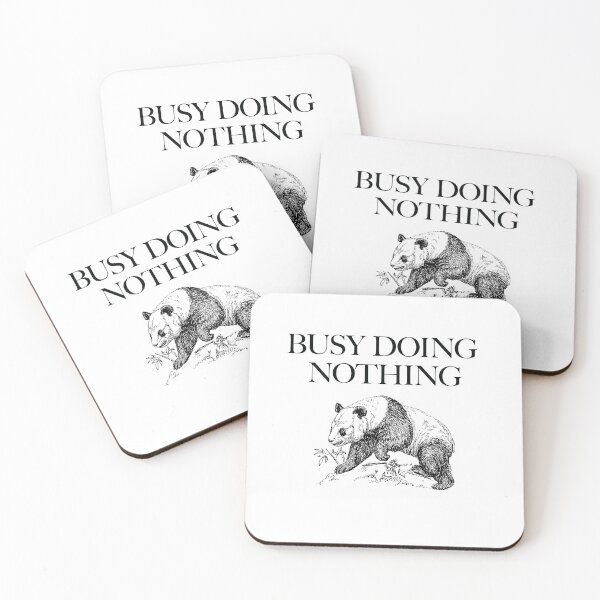 Item preview, Busy Doing Nothing Panda designed and sold by Marvel Rivals Art.