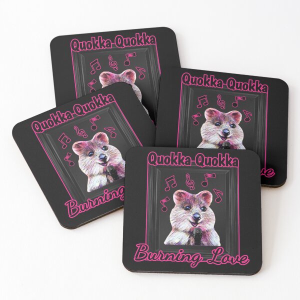 Item preview, Valentines Quokka Quokka Burning Love  designed and sold by Pantherxel.