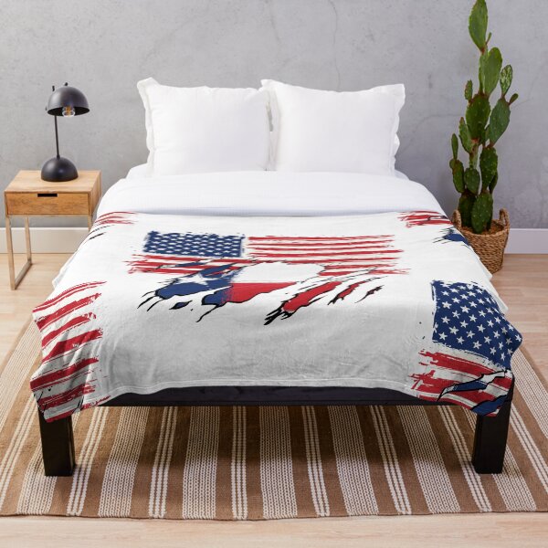 Artikelvorschau, Amerikanische Flagge zerrissen Texas Flagge entworfen und verkauft von Banner-Ink.