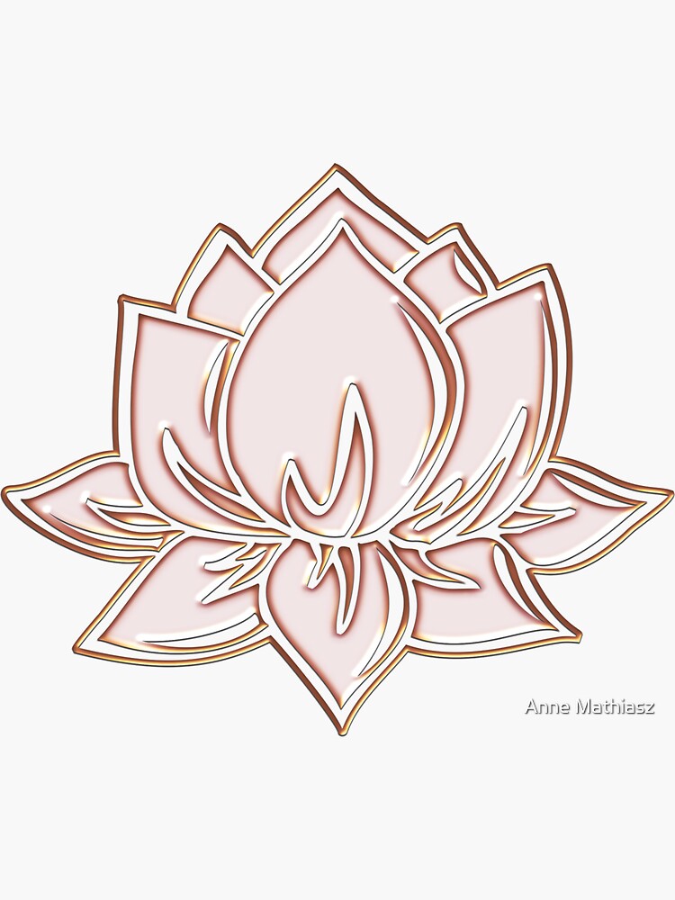 Sticker Fleur de la vie Lotus 